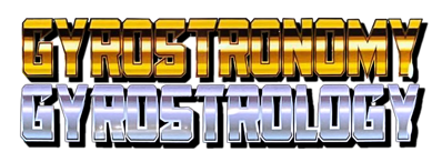 Gyrostronomy Gyrostrology - Clear Logo (North America) - 1553x569