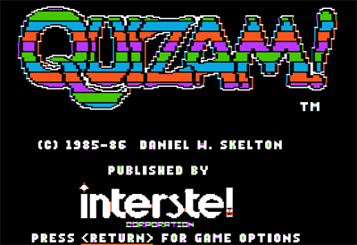 Quizam! - Screenshot - Game Title (null) - 560x384