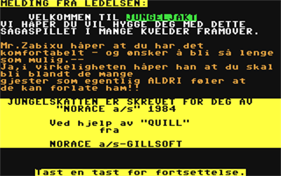 Jungel Jakt - Screenshot - Game Title (null) - 320x200