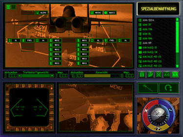 Jane's Combat Simulations F-15 - Screenshot - Game Select - 640x480