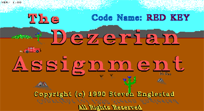 The Dezerian Assignment: Code Red Key - Screenshot - Game Title (null) - 640x350