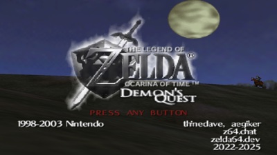Zelda 64: Demon's Quest - Screenshot - Game Title (null) - 1280x720