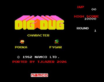 Dig Dug - Screenshot - Game Title (null) - 703x554