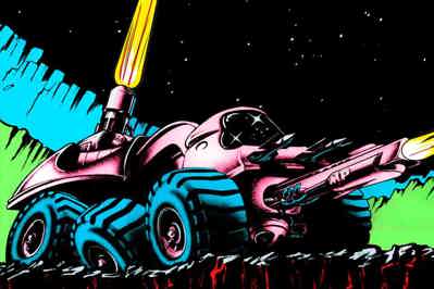 Moon Patrol (Collectorvision Games) - Fanart - Background (World) - 960x640