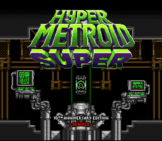 Hyper Metroid Super - Screenshot - Game Title (World) - 256x224