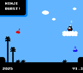 Ninji Burst! - Screenshot - Game Title (World) - 256x224