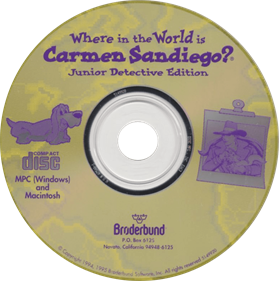 Carmen Sandiego: Junior Detective Edition - Disc - 780x783