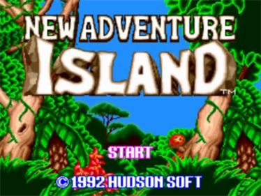 New Adventure Island - Screenshot - Game Title (North America) - 640x480