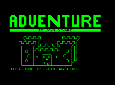 Adventure 1: Cavern of Riches - Screenshot - Game Title (null) - 384x282