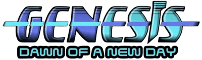 Genesis - Dawn of a New Day - Clear Logo (Spain) - 600x180