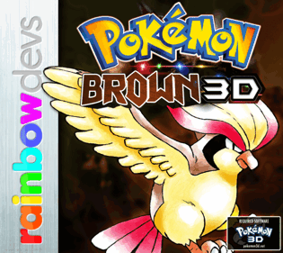 Pokémon Brown 3D - Box - Front (World) - 768x685
