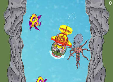 Rugrats Go Wild: Angelica Bathysphere Game - Screenshot - Gameplay (United States) - 547x398