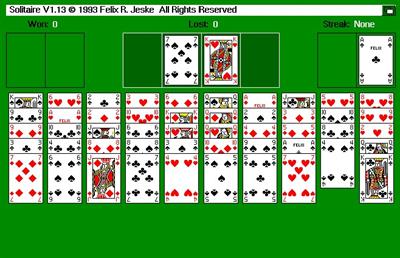 Solitaire (Felix R. Jeske) - Screenshot - Gameplay (null) - 658x426