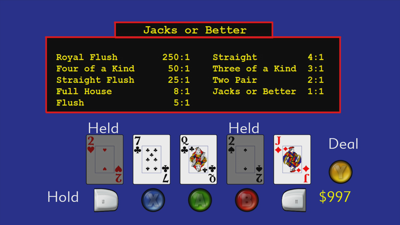 Video Poker - Screenshot - Gameplay (World) - 1200x675