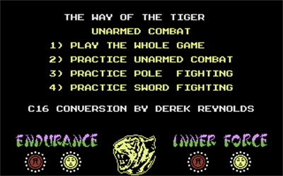 The Way of the Tiger - Screenshot - Game Title (null) - 320x200