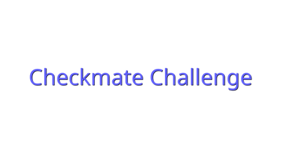 Checkmate Challenge - Clear Logo (null) - 640x360