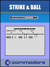 Strike & Ball - Fanart - Box - Front (null) - 798x1072