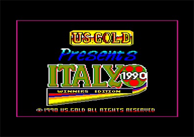 Italy 1990: Winners Edition - Screenshot - Game Title (null) - 768x544