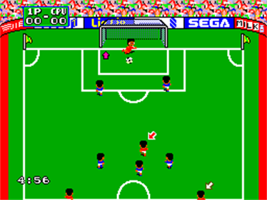 Great Soccer: The Sega Card - Screenshot - Gameplay (Europe) - 256x192