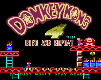 Donkey Kong 4: Rise and Repeat - Screenshot - Game Title (null) - 589x467