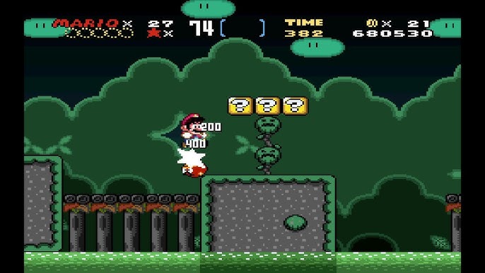 Illustration of Super Mario World: The Magical Golden Mushroom