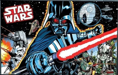Star Wars Comic Art - Arcade - Marquee (null) - 457x291