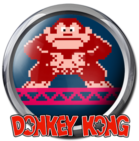 Donkey Kong: The Pinball - Clear Logo (World) - 451x457