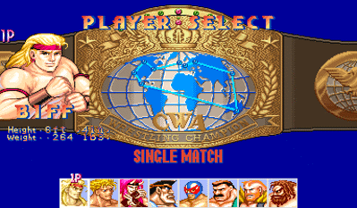 Saturday Night Slam Masters - Screenshot - Game Select (null) - 384x224