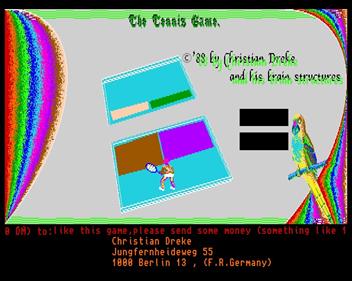 The Tennis Game - Screenshot - Game Title (null) - 658x524