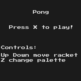 Pong - Screenshot - Game Title (null) - 160x160