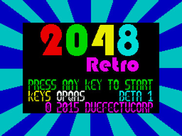 2048 Retro - Screenshot - Game Title (null) - 512x384