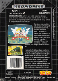Sonic the Hedgehog 2 - Box - Back (Brazil) - 519x719