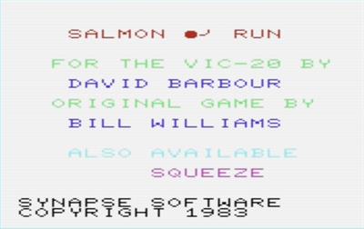 Salmon Run - Screenshot - Game Title (World) - 995x628