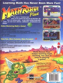 Math Rescue Plus - Box - Back (North America) - 609x800