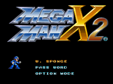 Mega Man X2: Alpha - Screenshot - Game Title (World) - 320x240