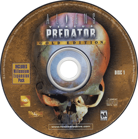 Aliens versus Predator: Gold Edition - Disc - 774x777