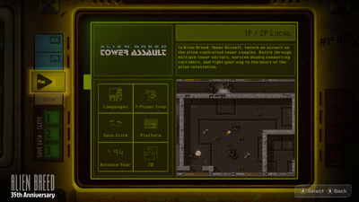 Alien Breed: 35th Anniversary - Screenshot - Game Select (World) - 1920x1080