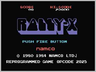 Rally X (Opcode Games) - Screenshot - Game Title (World) - 256x192
