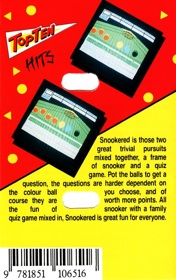 Snookered - Box - Back (United Kingdom) - 566x900