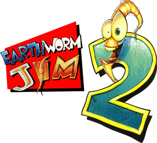 Earthworm Jim 2 - Clear Logo - 2400x2192