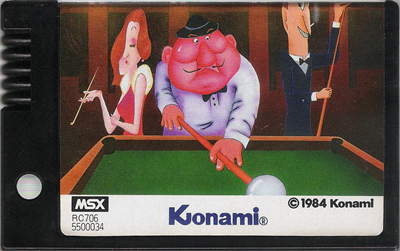 Konami's Billiards - Cart - Front (Japan) - 1270x798