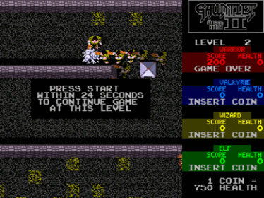 Gauntlet II - Screenshot - Game Over (null) - 640x480