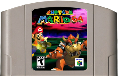 Shotgun Mario 64 - Cart - Front (North America) - 935x600