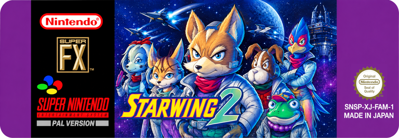 Star Fox 2 - Fanart - Cart - Front (Europe) - 2457x850