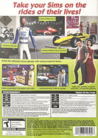 The Sims 3: Fast Lane Stuff - Box - Back (North America) - 199x280