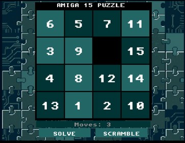 Amiga 15 Puzzle - Screenshot - Gameplay (null) - 680x525