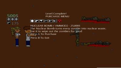 Protect Zoey from the Zombies - Screenshot - Gameplay (World) - 1000x562