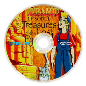 Pyramid Adventures: Episode 1: Treasures of the Lost Pyramid - Fanart - Disc (North America) - 480x480