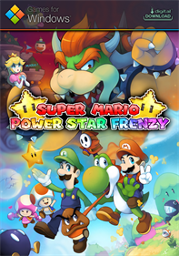 Super Mario Power Star Frenzy - Fanart - Box - Front (North America) - 1531x2175