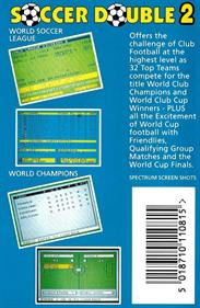 Soccer Double 2 - Box - Back (Europe) - 588x900